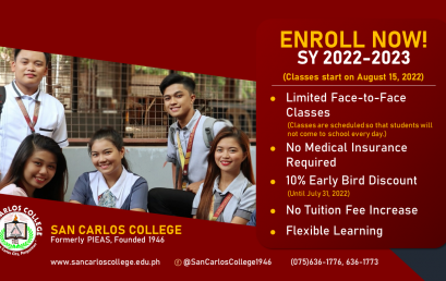 Enrollment for First Semester, S.Y. 2022-2023 on going on