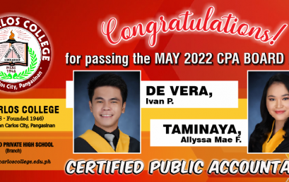 Congratulations to our New Certified Public Accountants!