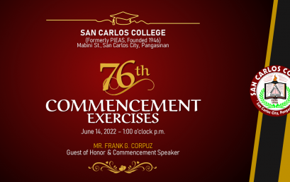 San Carlos College Conducts 76th Commencement Exercises